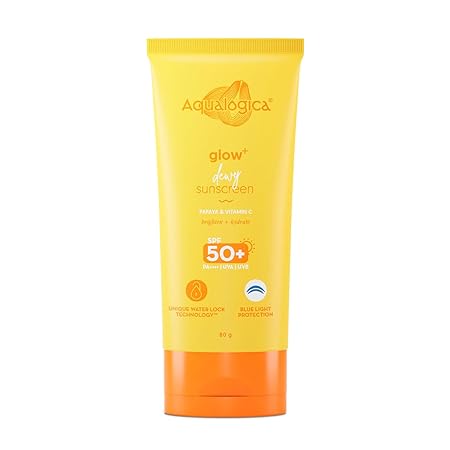 Aqualogica Glow+ Dewy Lightweight & Hydrating Sunscreen with SPF 50+ & PA++++